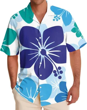 Hawaiian Shirt for Men Mens Hawaiian Tropical Shirt Short Sleeve Casual Button Down Floral Summer Vacation Beach Shirts