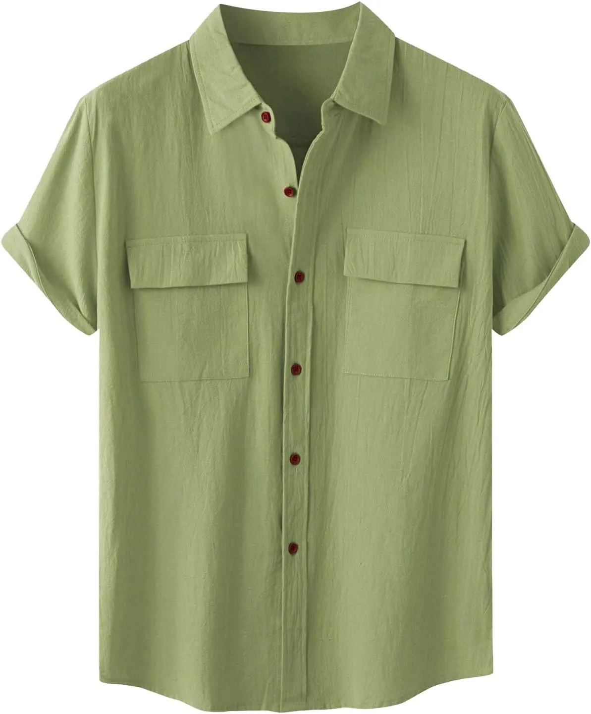 Hawaiian Shirt for Men Short Sleeve Holiday Men's Hawaiian Shirts Aloha Beach Shirts for Holiday Men's Linen Shirts