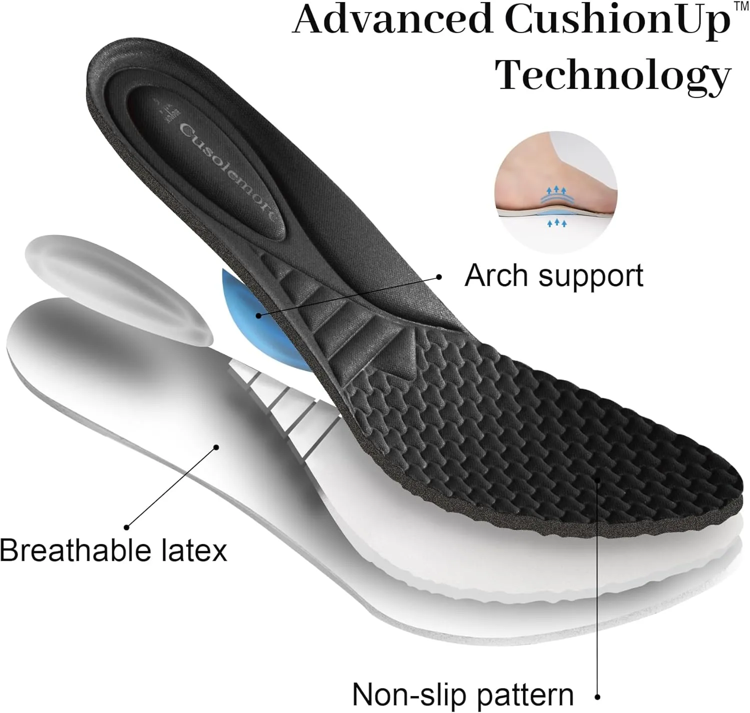 Heels for Women with Arch Support, Low Chunky Block Closed Toe Heels,Comfortable Pointed Toe Dress Office Slip on Pumps Shoes
