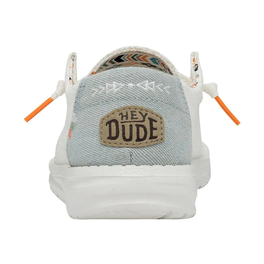 Hey Dude Wendy Boho - White Crochet