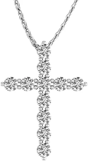 Houston Diamond District 1/2 Carat 14K Gold Cross Value Collection