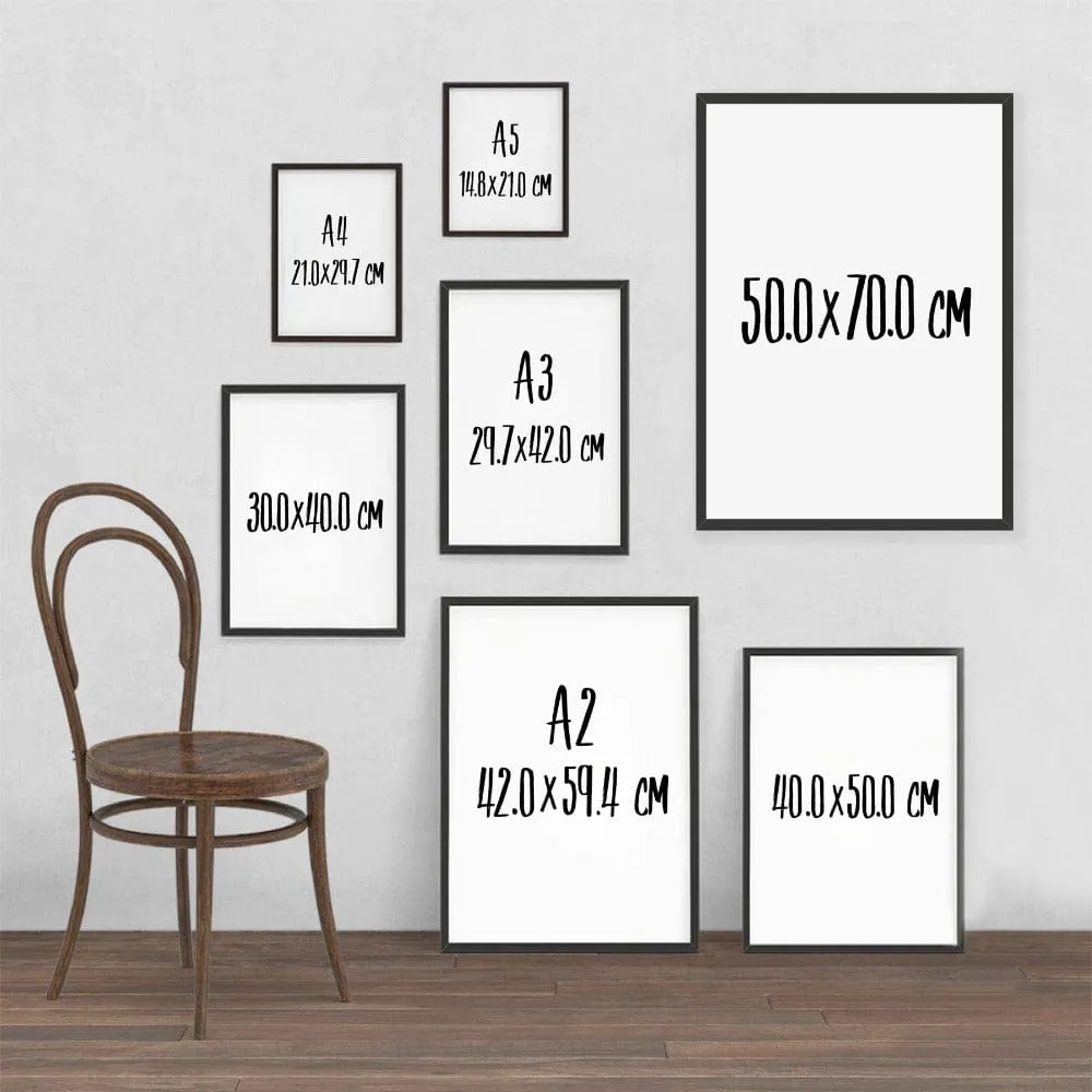 Hygge Printed Canvas Definition Wall Art - 8 Sizes
