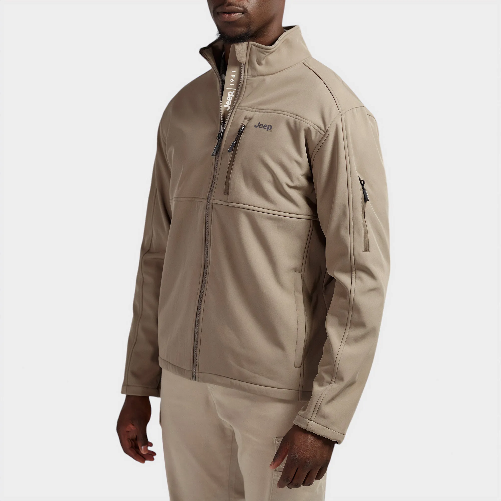 Jeep Funnel Neck Softshell Jacket