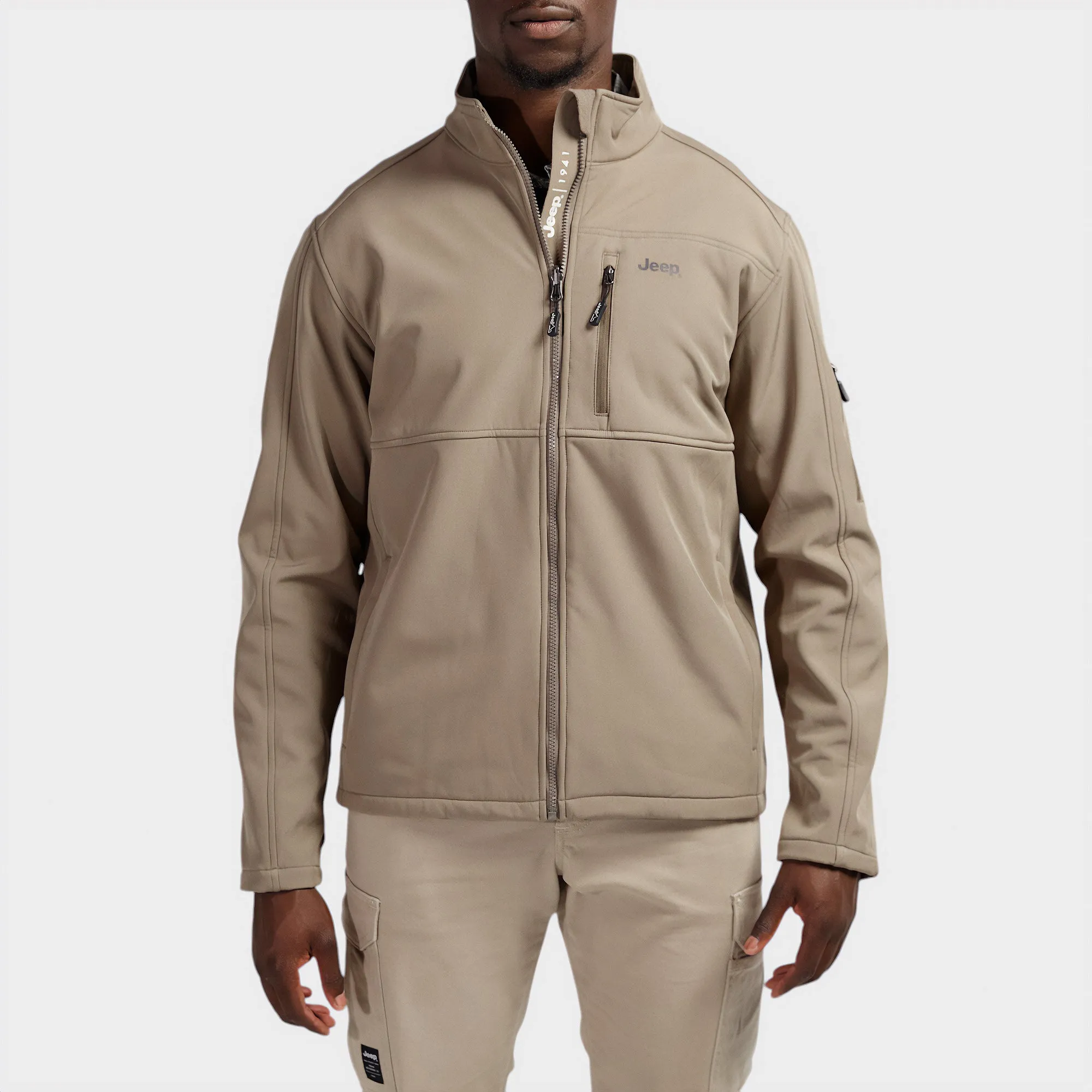 Jeep Funnel Neck Softshell Jacket