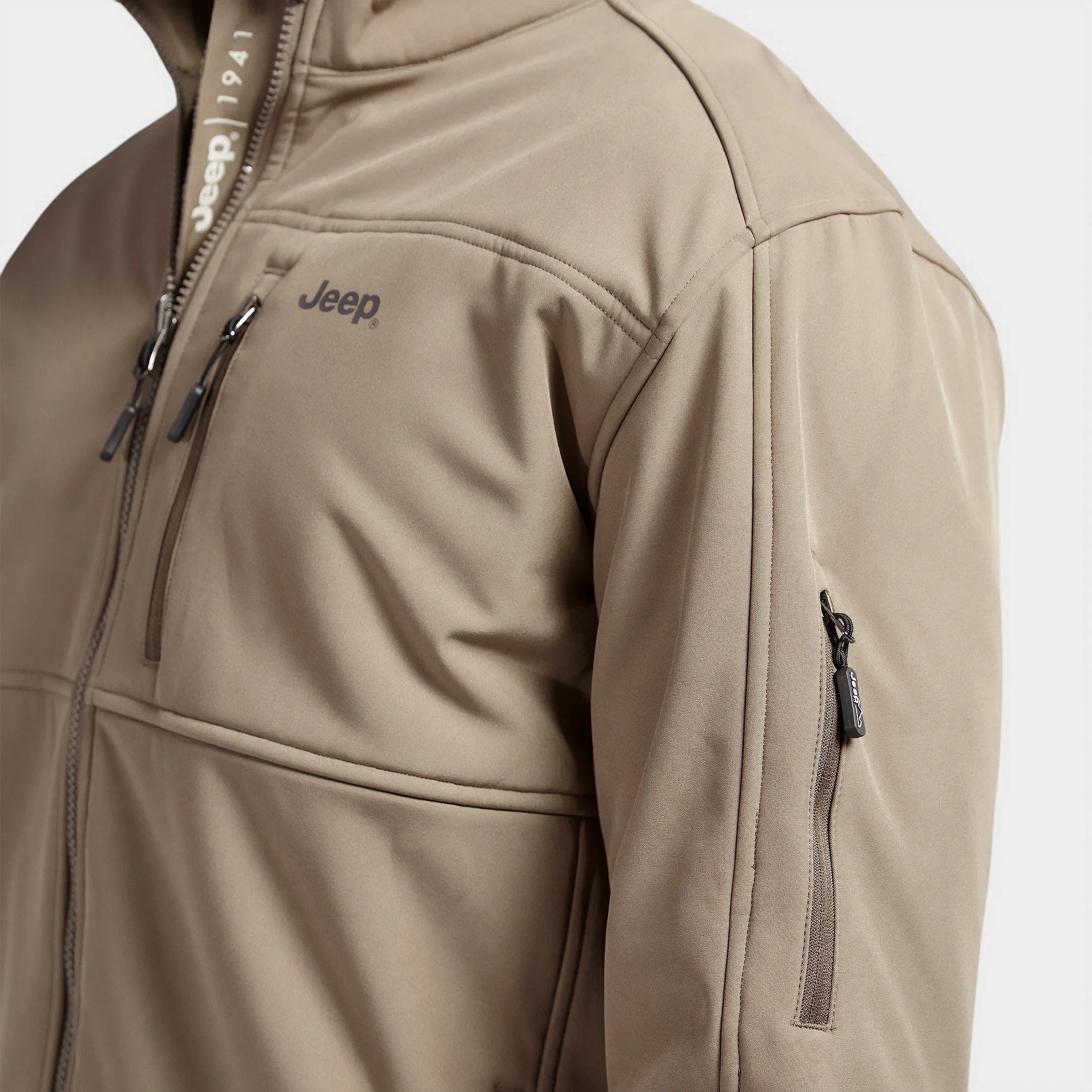 Jeep Funnel Neck Softshell Jacket