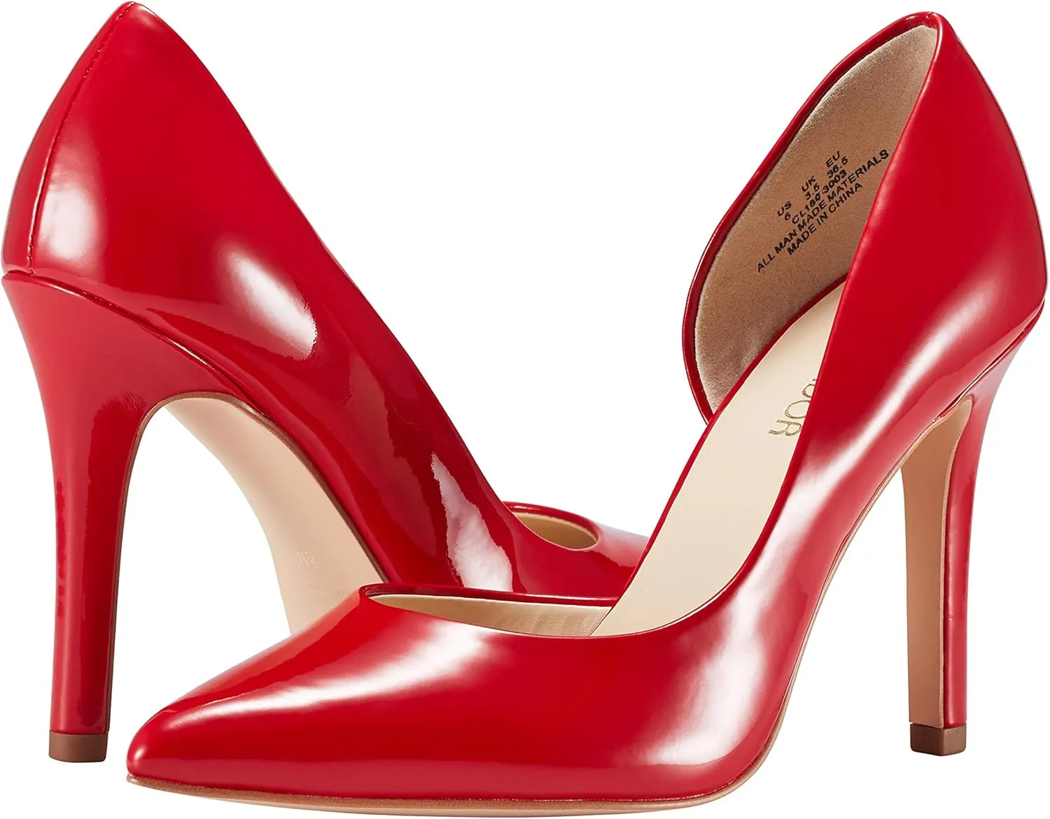 JENN ARDOR Stiletto High Heel Shoes for Women: Pointed, Closed Toe Classic Slip On Dress Pumps