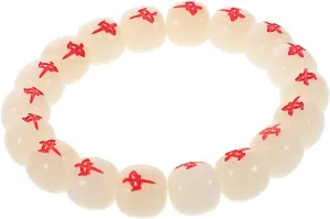 KESYOO Creative Mahjong Beads Bracelet for Women Unique Bodhi Beads Stretch Jewelry for Elastic Wristlet Accessory Distinctive Design for Casual Wear and Special Occasions