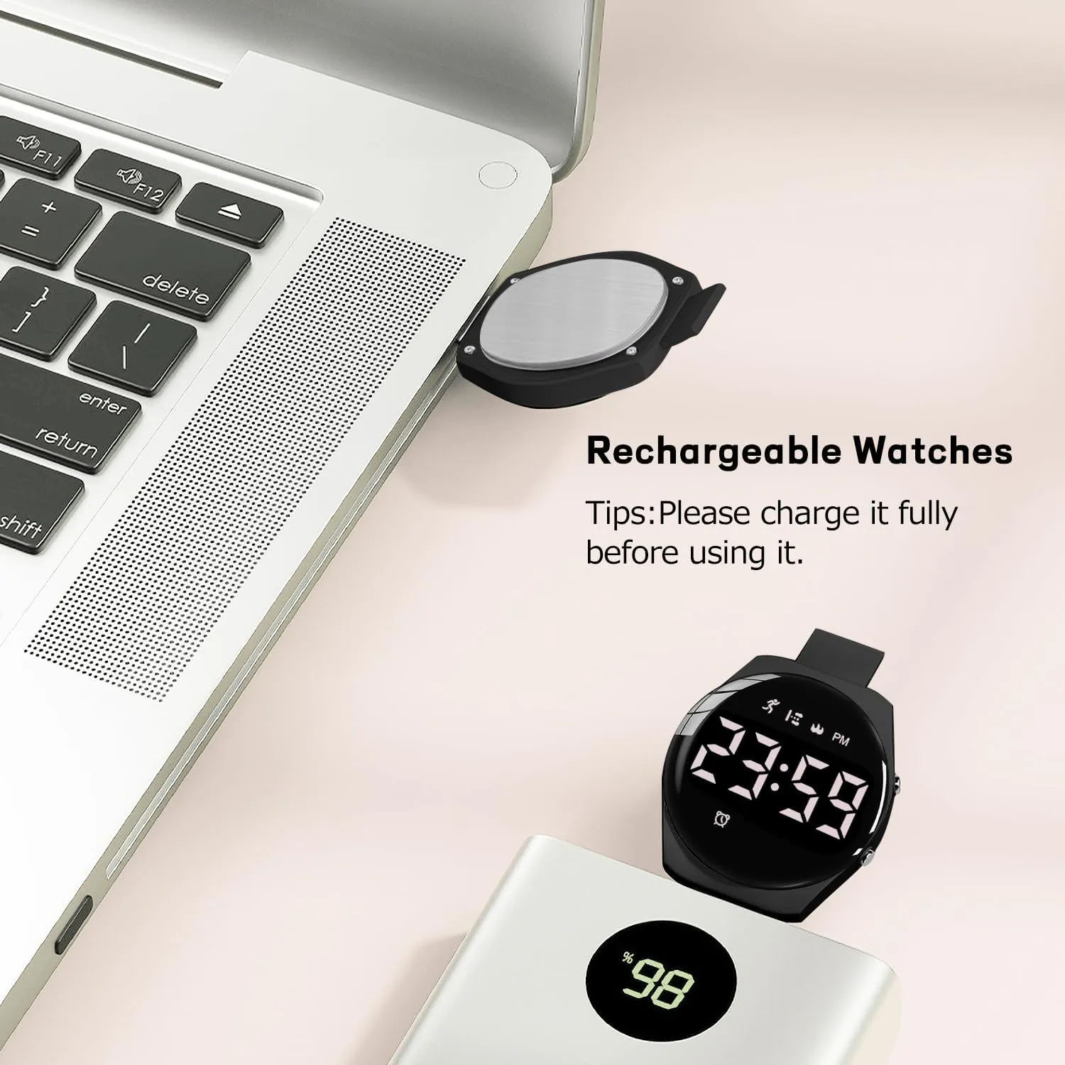 Kids Watches for Girls Boys Digital Sport Watch with Step Counter Pedometer Vibration Alarm Clock, No App Waterproof Fitness Tracker Kids Watch Boys Girls Teens Students Ages 5-16