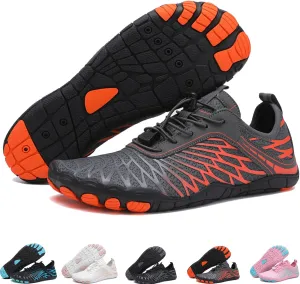 Kizu Footwear Barefoot Shoes for Women Men, Hike Barefoot Footwear Womens, Wide Toe Box Walking Shoes Beach Sneakers