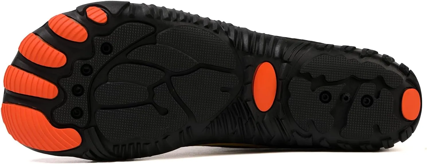 Kubbon Hike Barefoot Footwear Womens Breathable & Non-Slip Athletic Footwear Wide Toe Water Shoes Barefoot Hiking Shoes Unisex