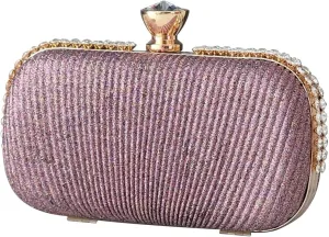 Ladies Charming Glittering Handbag Shoulder Women Clutch Rhinestone Evening Bridal Wedding Elegant Crossbody
