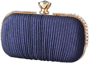 Ladies Charming Glittering Handbag Shoulder Women Clutch Rhinestone Evening Bridal Wedding Elegant Crossbody