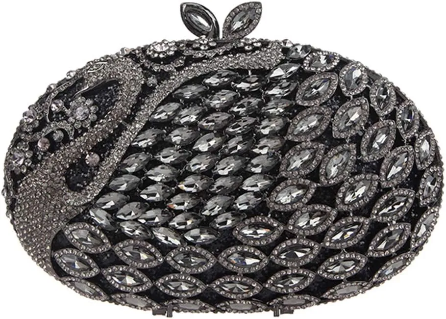 Ladies Crystal Handbag Wedding Evening-Bag Chain Luxury Women Clutch-Purse