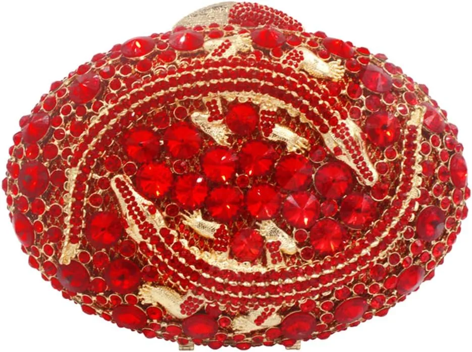 Ladies Evening-Bag Wedding Women Clutch-Purse Luxury Chain Rhinestone-Handbag