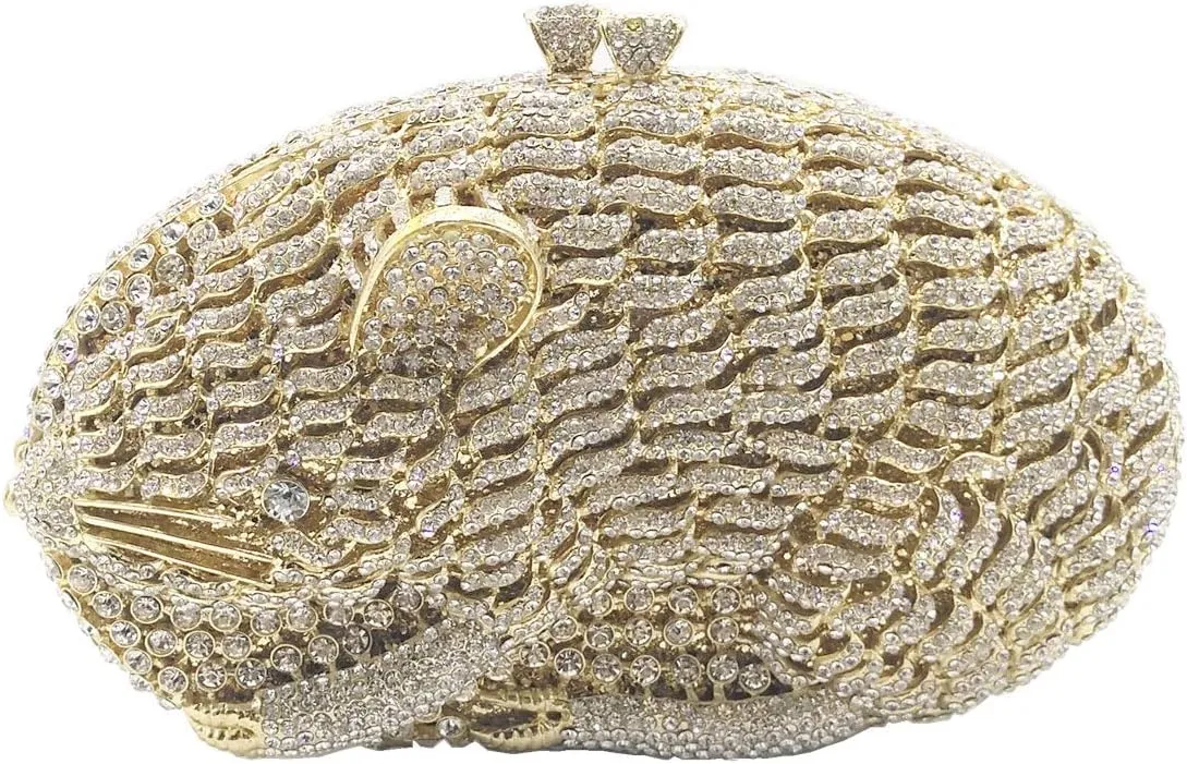 Ladies Wedding Clutch-Purse Chain Rhinestone Women Evening-Bag Luxury-Handbag Mice