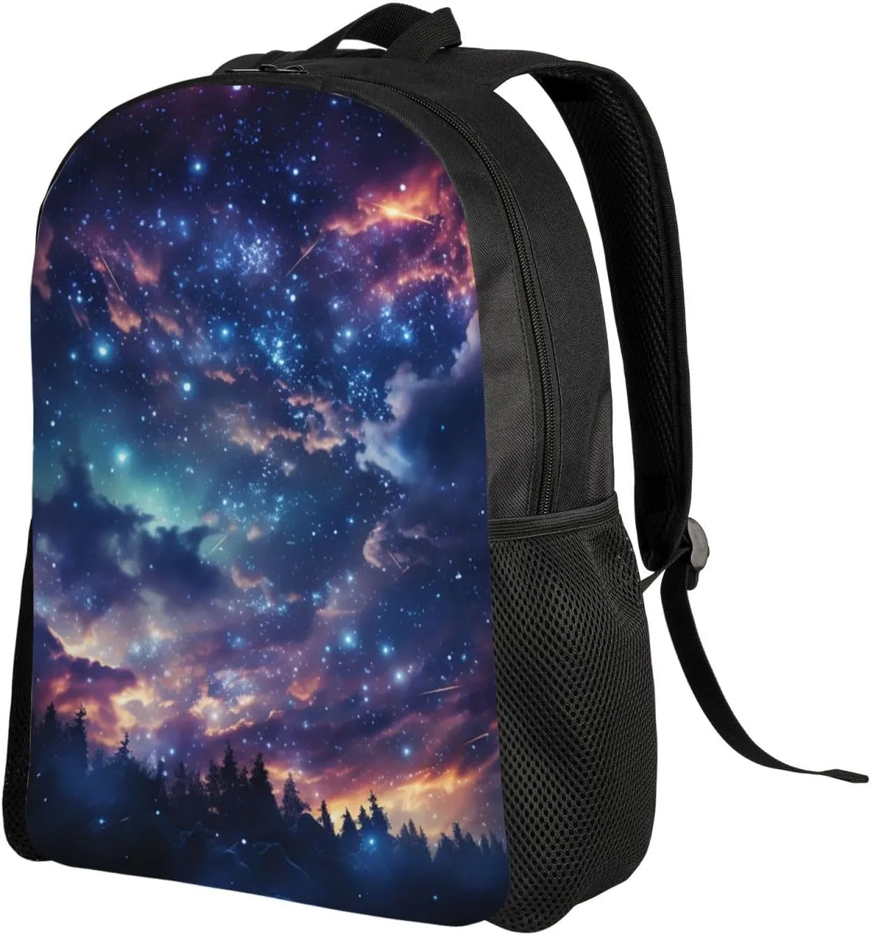 Laptop Backpack for Women Men Carry-on Backpack Glowing Stars Daypack Lightweight Travel Shoulder Bags