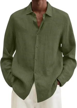 LCMTWX Long Sleeve Shirt Men Lapel Cotton Solid Color Pocket Long Sleeve Shirt Top Tee Shirts Mens Mens Easter Dress Shirt