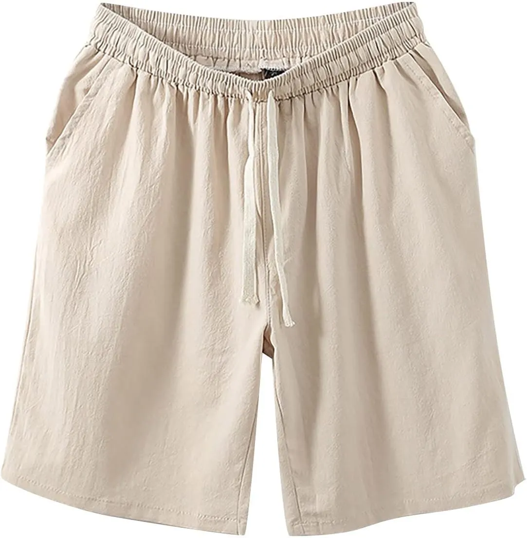LCMTWX Men's Running Shorts Pants Casual Solid Color Loose Youth Japanese Retro Breathable Shorts Men Men's Workout Clothes