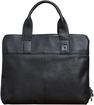 Leather Briefcase Men Bag Business Handbag Male 14inch Laptop Shoulder Bags Men Briefcase