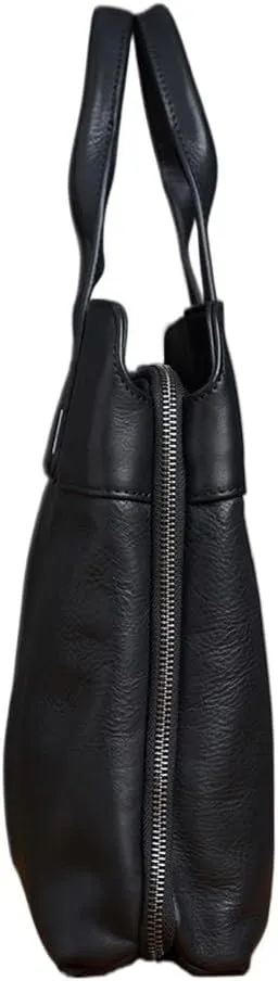 Leather Briefcase Men Bag Business Handbag Male 14inch Laptop Shoulder Bags Men Briefcase