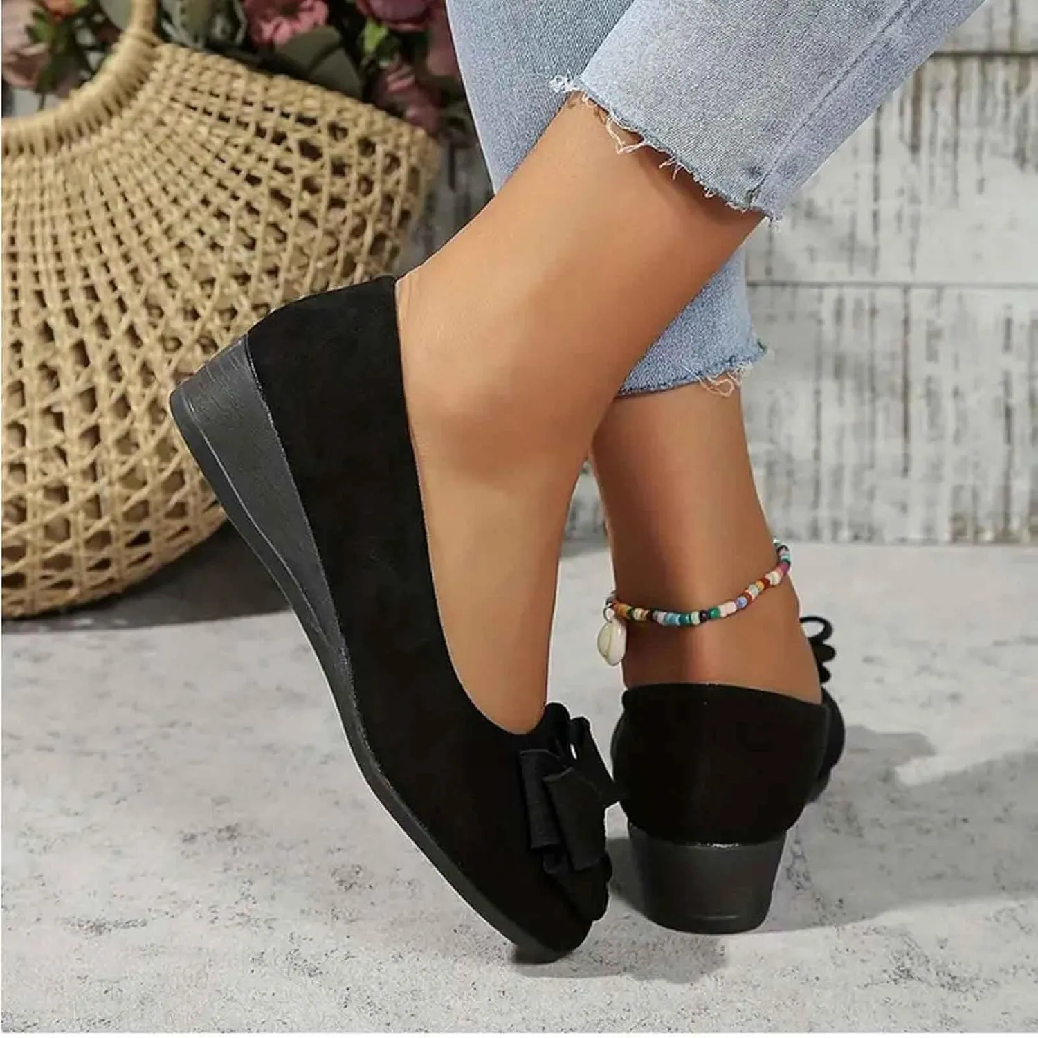 Loafers for Women Dressy Work Business Casual Shoes Comfortable Lightweight Walking Ballerina Slip On Work Flat Shoes