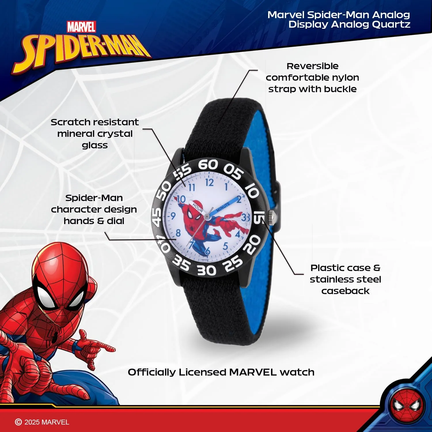 MARVEL Spiderman Watch for Kids