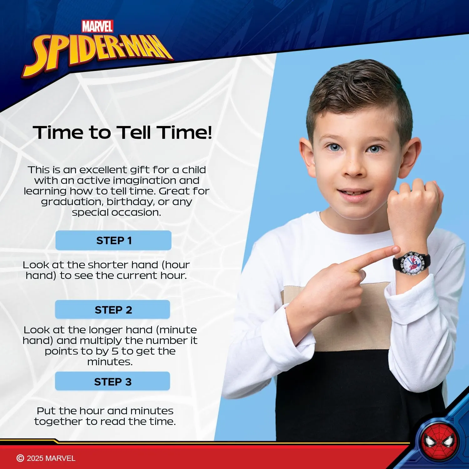 MARVEL Spiderman Watch for Kids
