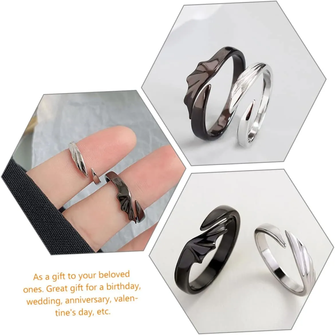Matching Promise Rings Matching Rings for Couples Zinc Alloy Promise Rings for Couples Rings