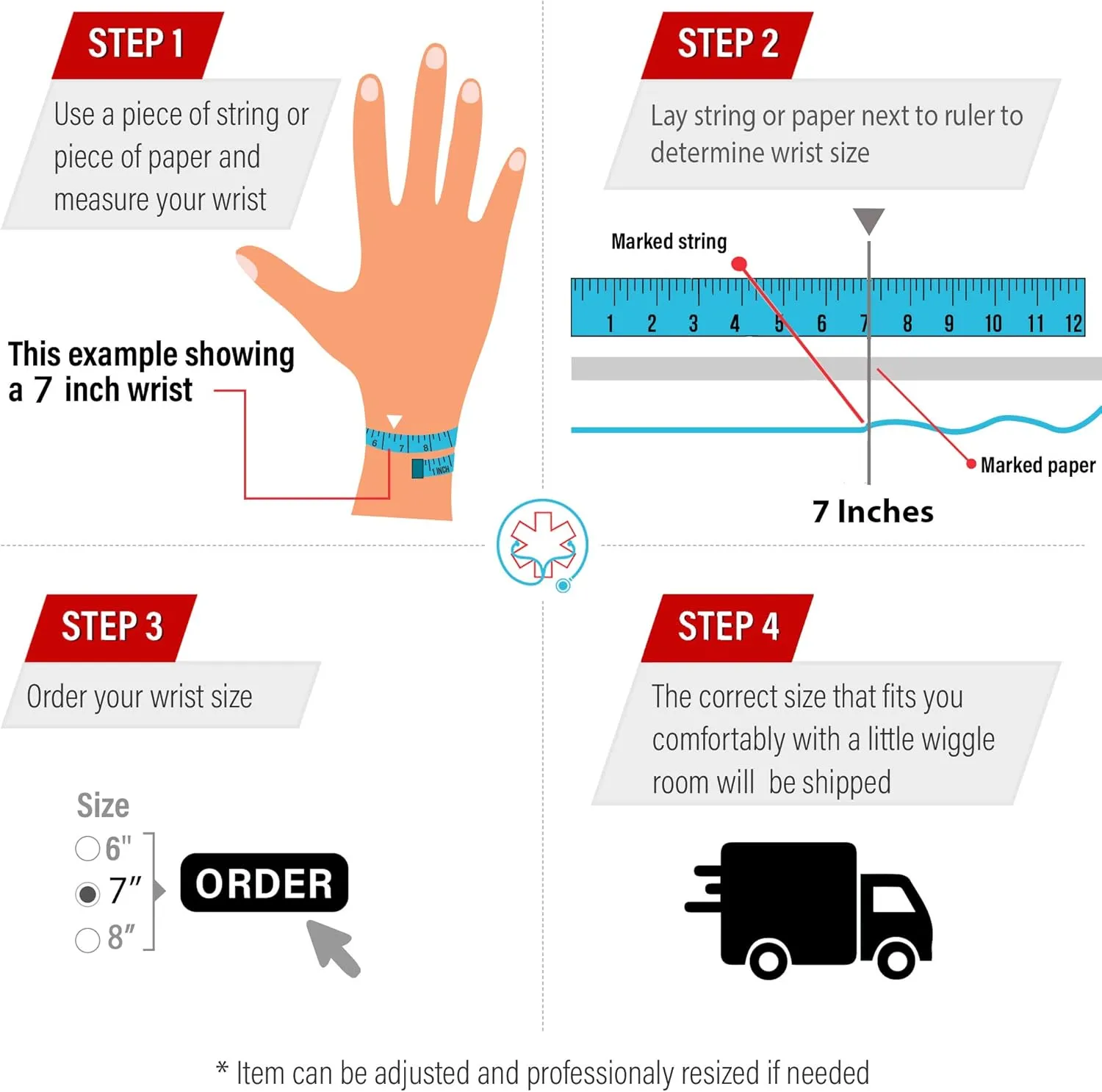 Medical Id Bracelets For Women With Free Engraving, Stainless Steel And Id Card, O-link Chain Alert