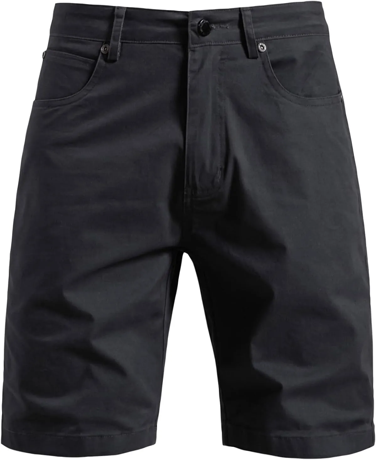 Men Casual Shorts Flat Front Button-up Durability and Breathable Low Waisted Shorts 2025 Summer