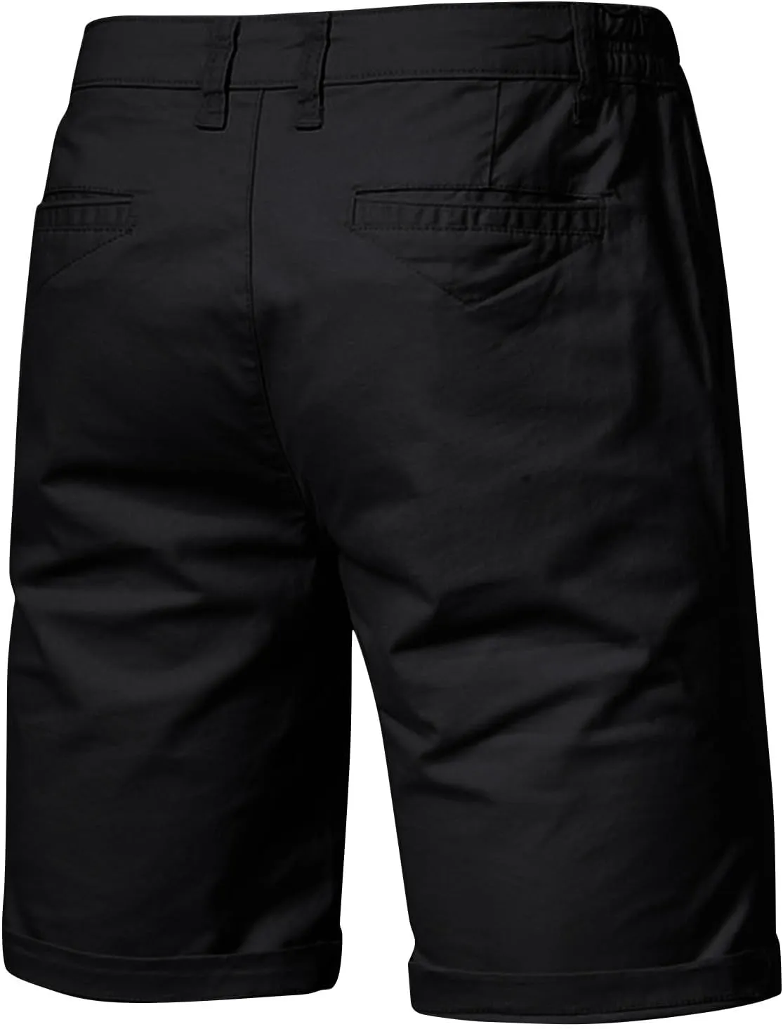Men Casual Shorts Flat Front Button-up Durability and Breathable Low Waisted Shorts 2025 Summer