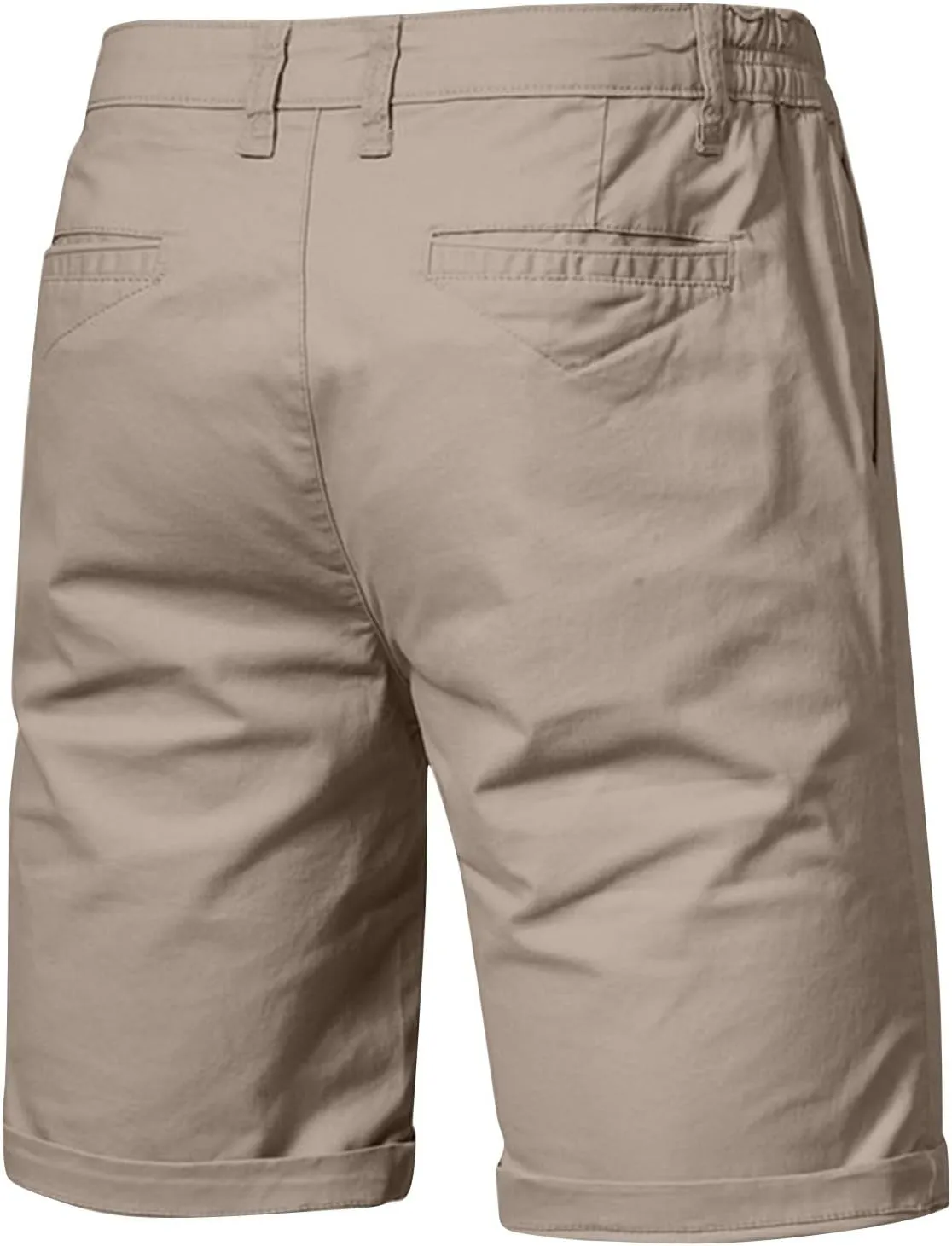 Men Casual Shorts Flat Front Button-up Durability and Breathable Low Waisted Shorts 2025 Summer