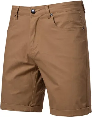 Men Casual Shorts Flat Front Button-up Durability and Breathable Low Waisted Shorts 2025 Summer