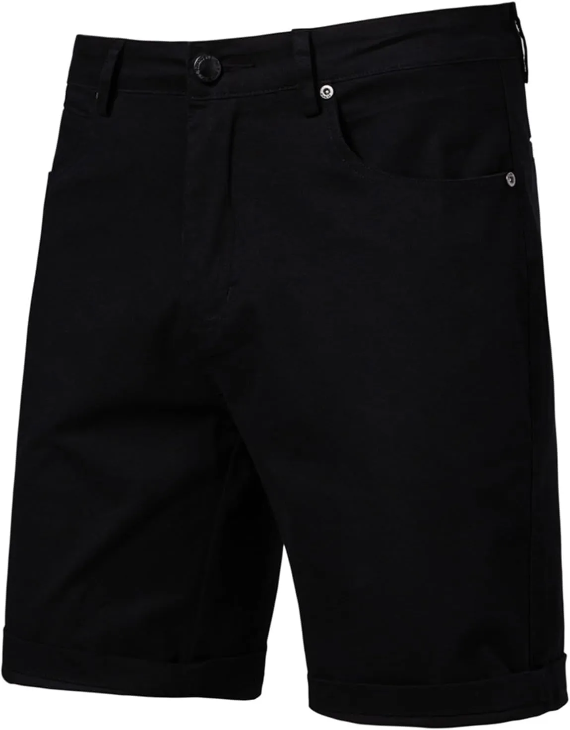 Men Casual Shorts Flat Front Button-up Durability and Breathable Low Waisted Shorts 2025 Summer