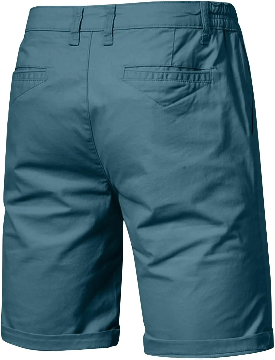 Men Casual Shorts Flat Front Button-up Durability and Breathable Low Waisted Shorts 2025 Summer