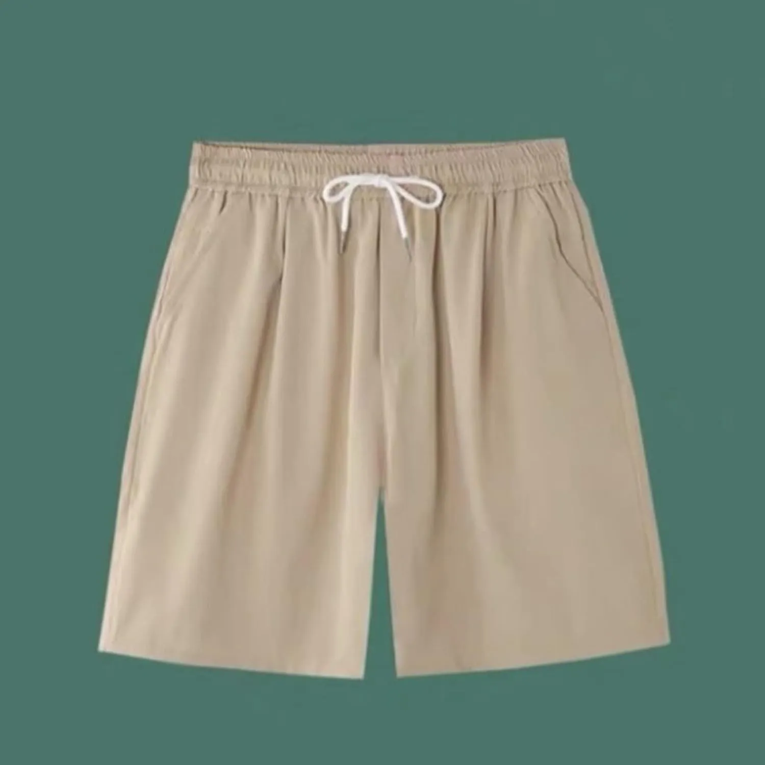 Mens 2024 Casual Shorts Breathable Plus Size Loose Summer Running Short Pants Drawstring Elastic Waisted Beach Vacation Short