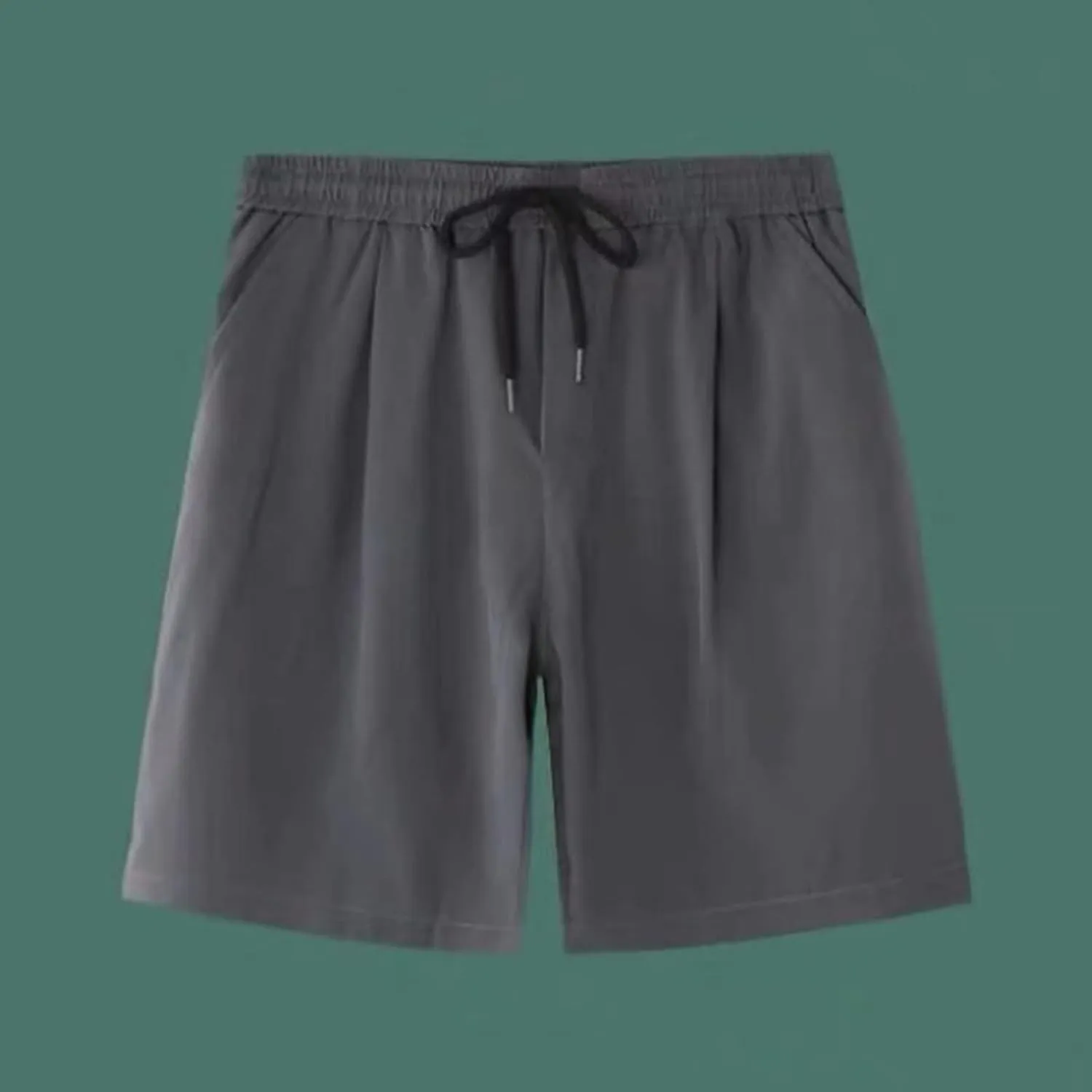 Mens 2024 Casual Shorts Breathable Plus Size Loose Summer Running Short Pants Drawstring Elastic Waisted Beach Vacation Short