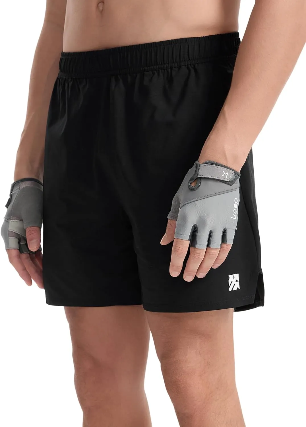 Mens Athletic Shorts Moisture Wicking Pickleball Tennis 5" Workout Running Shorts with Back Zip Pocket