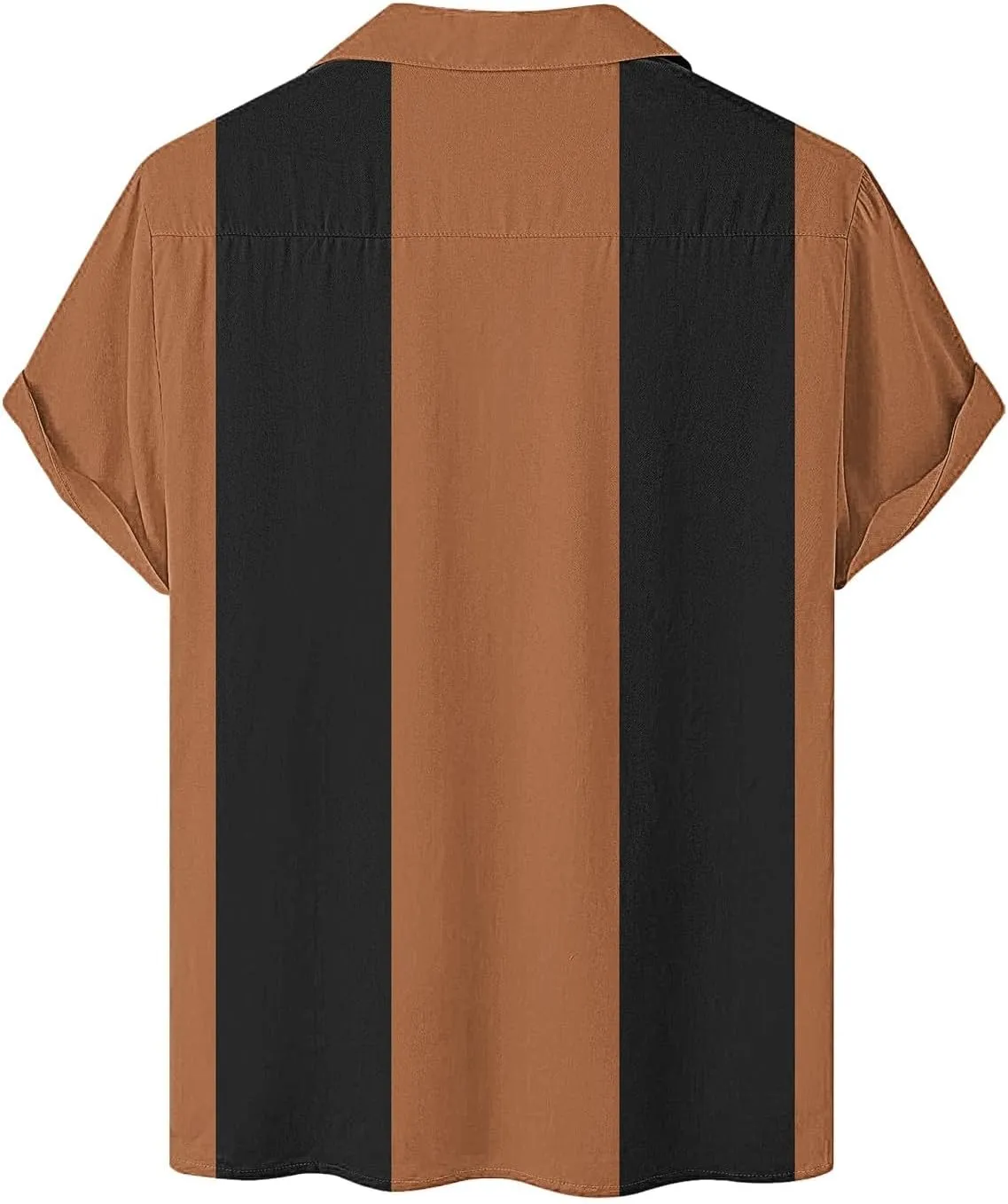 Men's Shirts Mens Summer Striped Shirts Flip Island Print Collar Down Men's Short Sleeve Aloha Holiday Casual Cuban