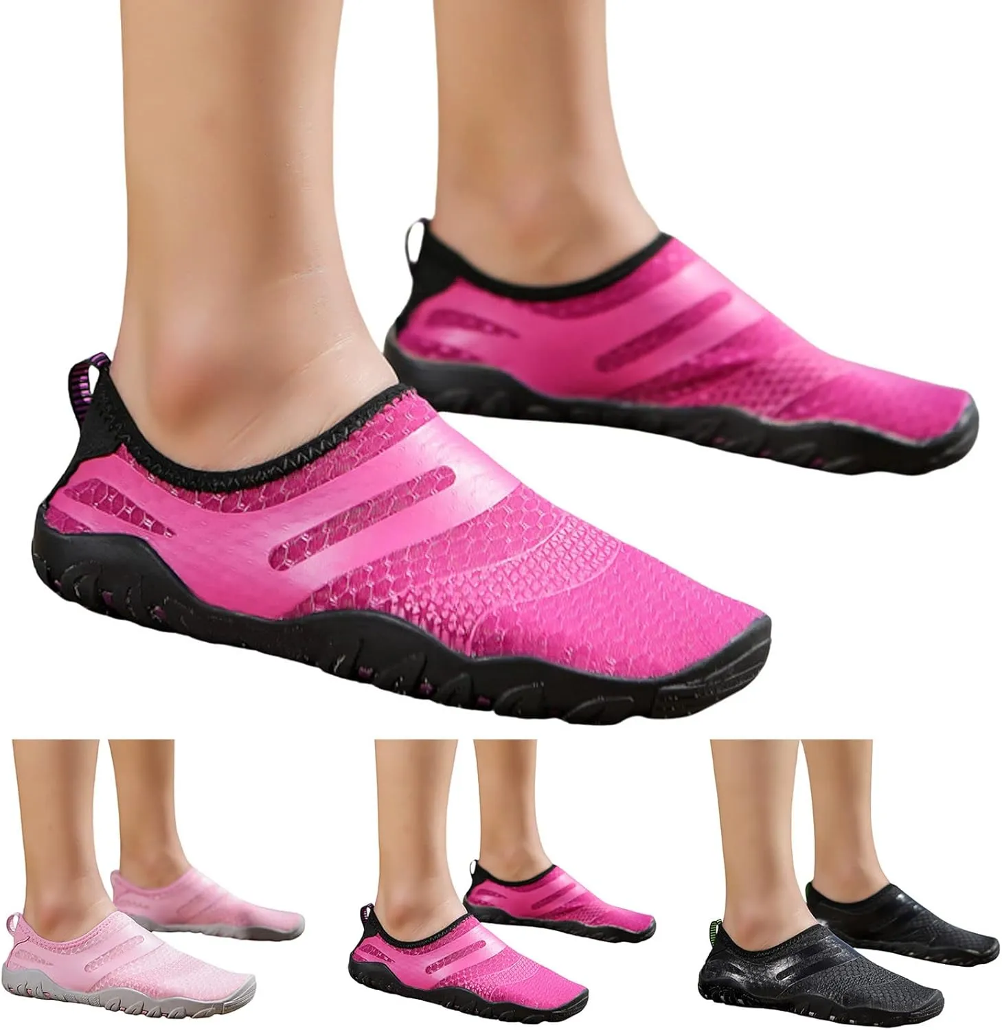 Mens Womens Quick Dry Water Shoes Aqua Barefoot Swim Beach Pool Surf Hiking Kayaking Diving Yoga Outdoor Sports Lightweight Design