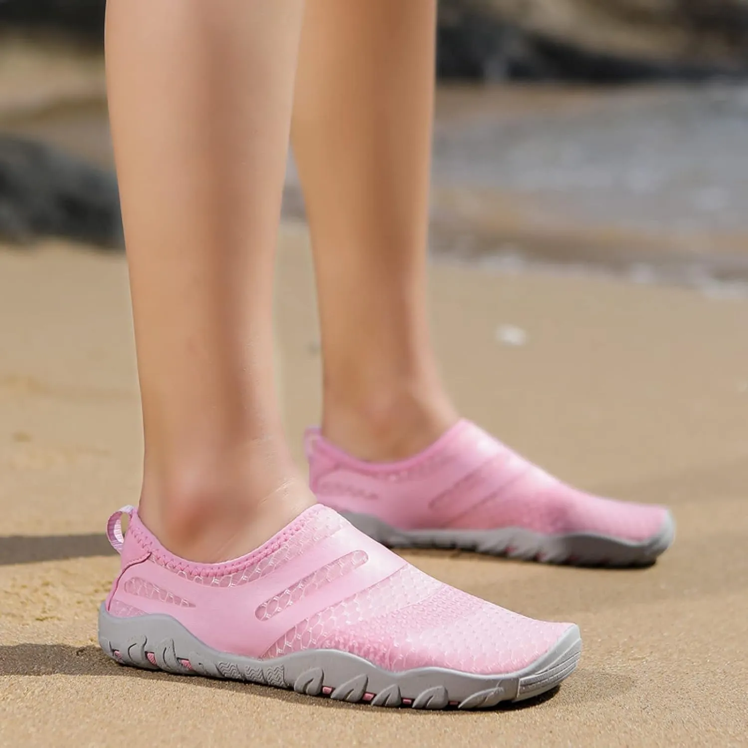 Mens Womens Quick Dry Water Shoes Aqua Barefoot Swim Beach Pool Surf Hiking Kayaking Diving Yoga Outdoor Sports Lightweight Design