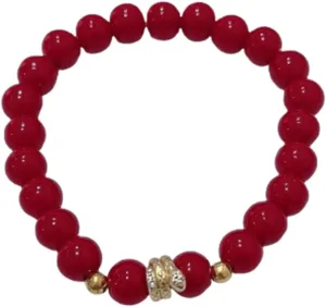 New Year of Snake Beaded Charm Bracelets Handmade Snake Good Luck Amulet Blessing Bracelets Natural Stone Bracelets