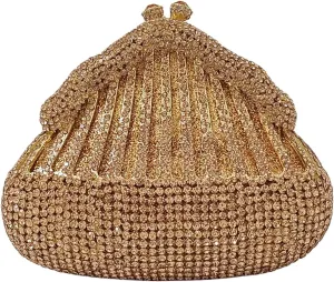 Novelty Crystal Clutch Coin Wallet Women Rhinestone Purse Sparkling Evening Bags for Wedding Party Prom Handbag(full diamond)