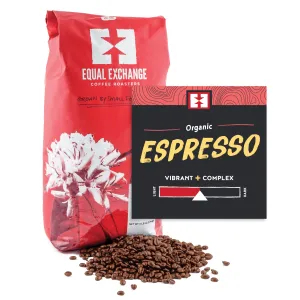 Organic Espresso Coffee, 5lb whole bean