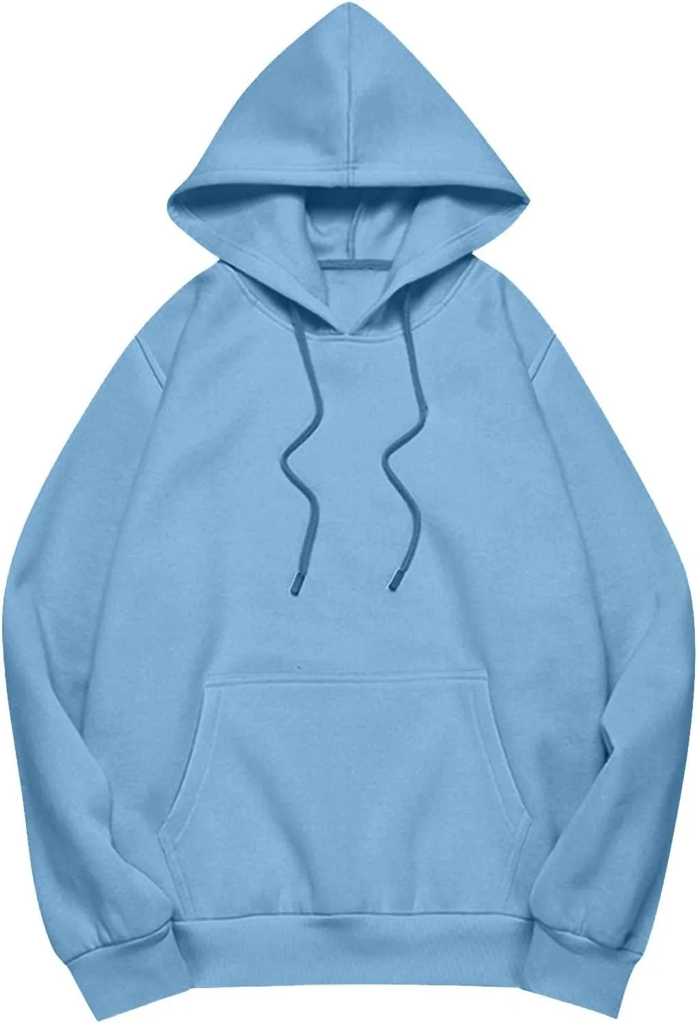 Oversized Hoodie for Women Plus Size Lightweight Fleece Hooded Sweatshirts Drop Shoulder Drawstring Pullover Hoodies