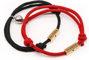 Personalized customized couple bracelets, adjustable attractive couple bracelets, personalized engraving love bracelets, gifts for men and women
