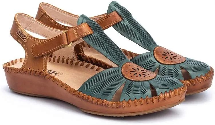 PIKOLINOS Semi-Closed Shoes Leather P. Vallarta for Woman