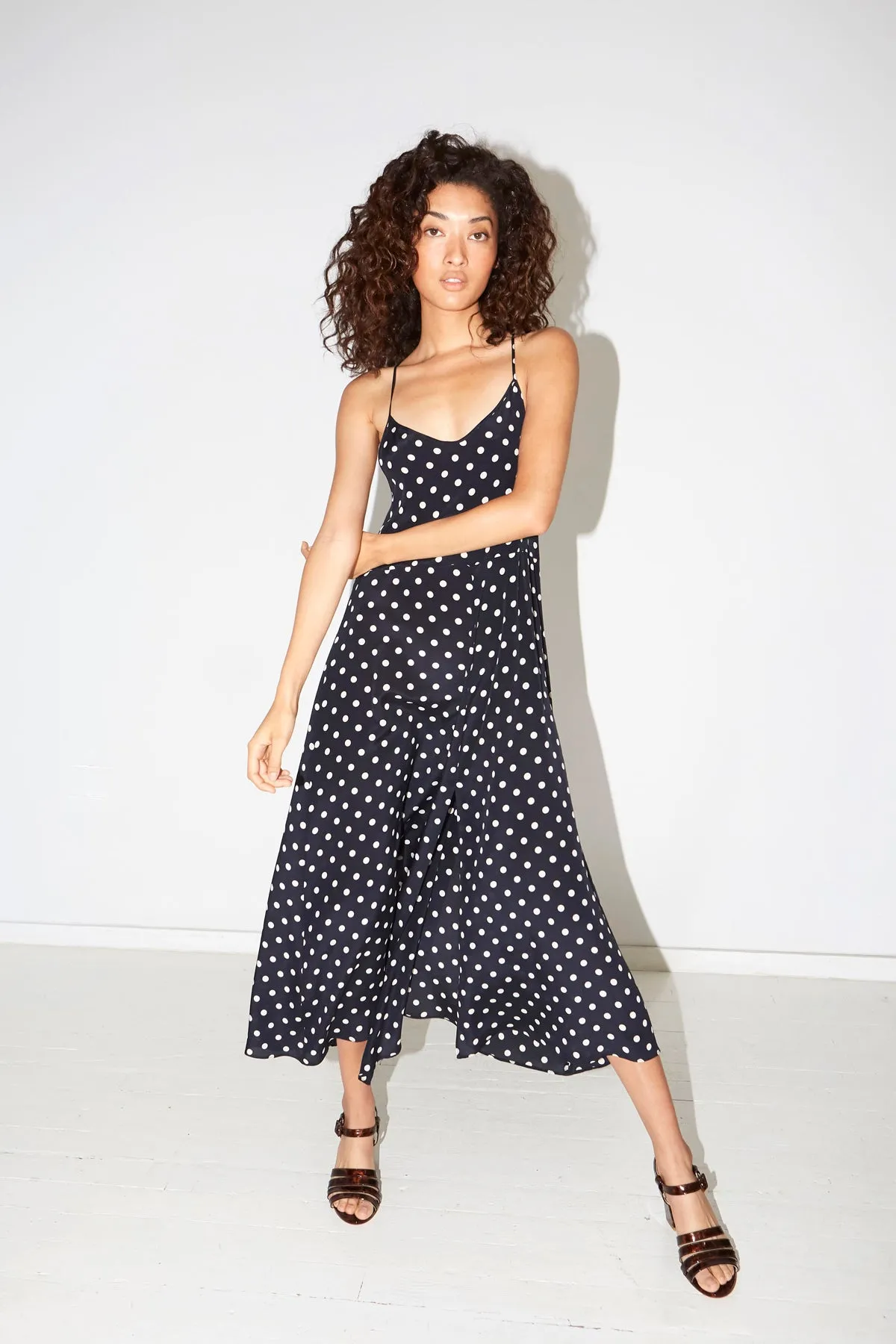 Polka Slip Dress