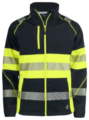 Projob 6443 High Visibility Projob Softshell Jacket - Safety and Comfort Combined