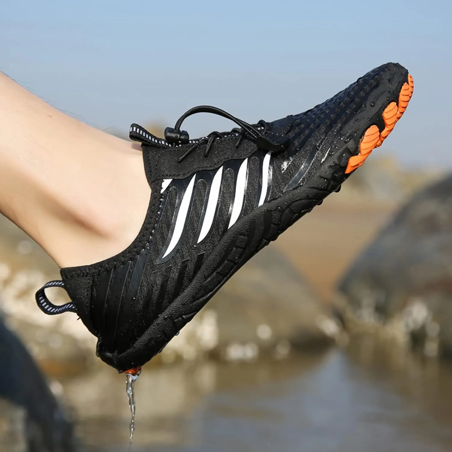 Quick Dry Barefoot Water Shoes for Women Men Aqua Swim Beach Pool Shoes Non Slip Outdoor Sports Hiking Surf Yoga Exercise Footwear